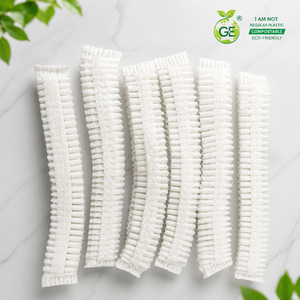 Bonnet de douche écologique compostable, imperméable, biodégradable, réutilisable, protection des cheveux, accessoires de spa - Product Image 2
