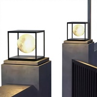 Lampe LED d'extérieur pour poteau de portail de jardin, étanche IP65, en métal, AC 85-265V, pour allée, aménagement paysager, sécurité et décoration