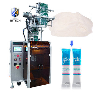 Machine d'emballage automatique de sachets à coins arrondis pour poudre d'enzyme et de collagène, haute précision, petite taille - Product Image 1