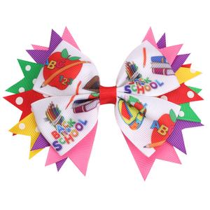 Nouveaux nœuds de cheveux en tissu pailleté pour filles, dessin animé, pour la rentrée scolaire et les fêtes, accessoires de cheveux de princesse pour enfants - Product Image 6
