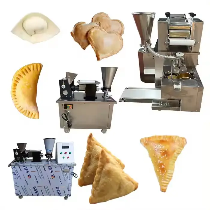 4500 Stuks/h Automatische Knoedelmachine Handleiding Opvouwbare Grote Taart Maken Grote Empanada Machine Vormen Samosa Maken Machine Prijs