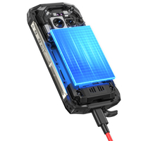 Téléphone robuste Ulefone Mini 20, caméra de vision nocturne 64MP, lumière LED polyvalente, batterie de 6200mAh, NFC, IR, téléphone portable 4G