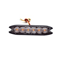 ECE R65 SAE classe 1 camion voiture LED calandre stroboscopique voyant d'avertissement tête 6 LED montage en surface accessoire d'urgence
