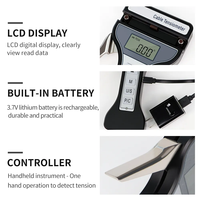 AZCH-2500 en gros écran LCD portable Fixation à trois points Mode crête tensiomètre de câble numérique