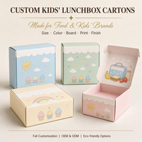 Boîte à bonbons de Noël personnalisée par le fabricant, boîte à lunch pour enfants, gaufrage à chaud doré, pelliculage mat, emballage alimentaire en papier recyclable