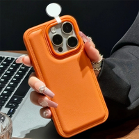 Étui de protection pour iPhone 17 Pro Max, compatible avec les modèles IP16, 15, 14, 13, avec sensation de peau et grands trous, souple