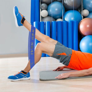 Logo personalizzato Fasce di Resistenza Forza <span class=keywords><strong>Booty</strong></span> Fasce In Tessuto Elastico Loop Bande di Esercizio - Product Image 6