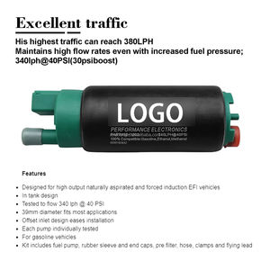 SOON TODA 50-1200 50-1000 340LPH <span class=keywords><strong>E85</strong></span> <span class=keywords><strong>Pompe</strong></span> à carburant de performance à installer dans le réservoir + Kit d'installation Éthanol pour <span class=keywords><strong>pompe</strong></span> à carburant à haut débit et haute pression - Product Image 5