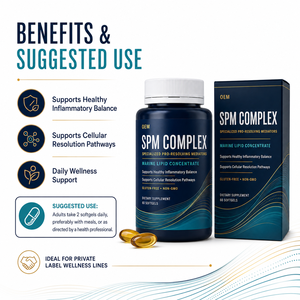 Concentrato di Lipidi Marini in Softgel con Precursori SPM e Omega <span class=keywords><strong>3</strong></span> per Marchi di Benessere, Fornitura OEM ODM per Private Label - Product Image 4