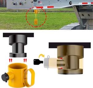 YH3189 Fifth Wheel King Pin Serrure d'attelage <span class=keywords><strong>antivol</strong></span> en acier pour VR et camping-cars Nouvel état avec poignées pratiques et fonctionnalités d'avertissement - Product Image 5