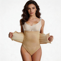 Vêtements de compression post-partum taille haute à maintien ferme pour le ventre Fajas Vente en gros OEM