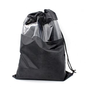 กระเป๋าใส่เครื่องมือแบบมีเชือกผูก ทำจากไนลอนใส 210D พิมพ์ลายซิลค์สกรีน  กระเป๋าใส่รองเท้าสำหรับเดินทาง  รับผลิตตามแบบ OEM สำหรับผู้ชาย ผู้หญิง และใช้ในครัวเรือน - Product Image 1