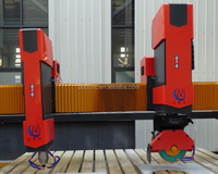 Scie à pont CNC 4 axes 5 axes Machine à couper les lames de scie pour marbre, granit, quartz, comptoir de cuisine