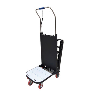 Plataforma de escalada de <span class=keywords><strong>escaleras</strong></span> eléctrica industrial Carro de carro de acero inoxidable de cuatro ruedas para muebles pesados Electrodomésticos <span class=keywords><strong>Carretilla</strong></span> - Product Image 2