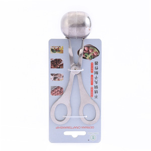 Stainless Steel Meatball Maker 8cm Kitchen Tongs For Rice Ball <b>Mold</b> Food Clips - Product Image 4