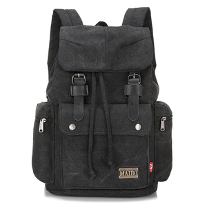 <span class=keywords><strong>Sac</strong></span> <span class=keywords><strong>à</strong></span> <span class=keywords><strong>dos</strong></span> en toile épaisse personnalisé, <span class=keywords><strong>vintage</strong></span>, mode, éco-responsable, imperméable, avec fermeture éclair, doublure en polyester, pour <span class=keywords><strong>homme</strong></span>, idéal pour les voyages et la randonnée - Product Image 4