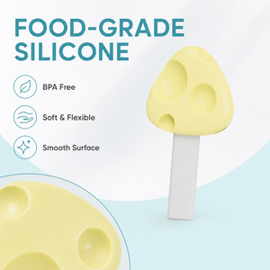 Sucette sensorielle en silicone de qualité alimentaire sans BPA en forme de fromage, unisexe, pour bébés, enfants et adultes - Product Image 4
