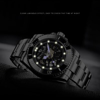 Montres automatiques squelette pour hommes PAGANI DESIGN PD-1659 avec cristal saphir, lumineuses, étanches à 100 m, Relogio Masculino