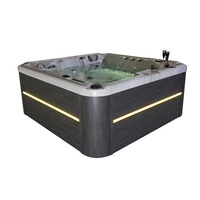 Villa moderne de luxe pour 6 personnes, 110v 220v 380v, électrique, 3000W, bain à remous gonflable, spa extérieur, baignoires de massage sexy
