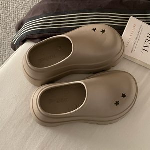 XIXITIAO Sandales à enfiler tendance pour femme, à plateforme épaisse en <span class=keywords><strong>EVA</strong></span>, avec étoiles en relief, chaussures d'été décontractées pour l'extérieur, direct usine - Product Image 4