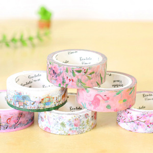 เทปวาชิ 1 ม้วน ลายสีน้ำสไตล์ญี่ปุ่นแบบดั้งเดิม - Product Image 3