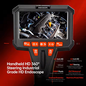 Mini caméra <span class=keywords><strong>endoscopique</strong></span> 1080P avec écran IPS de 4,5 pouces, capteur CMOS, objectif court de 6 mm, 1 m, étanche IP67, H.265, carte SD, portable - Product Image 3