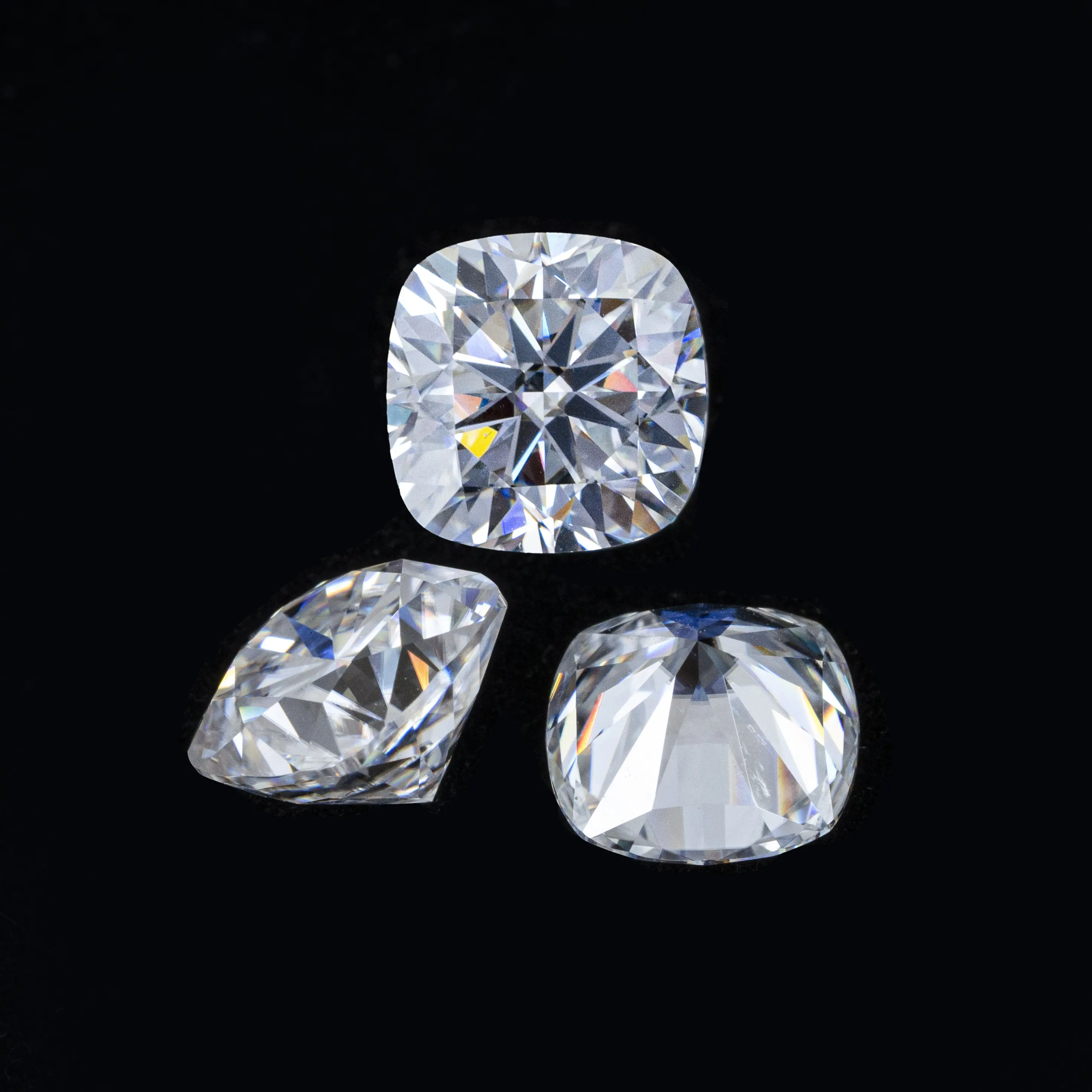 Diamant synthétique rond taille brillant Charles GRA VVS pierre de Moissanite en vrac