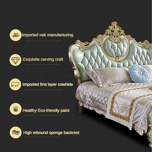 Ensemble de meubles de chambre à coucher modernes en bois massif, <span class=keywords><strong>lit</strong></span> en bois à prix abordable, design personnalisable, lits doubles <span class=keywords><strong>king</strong></span>-size avec cadre en bois massif - Product Image 4