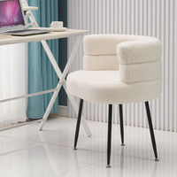 Fauteuil de salon de luxe en velours doré de style nordique moderne, mobilier de maison en métal pas cher, vente en gros