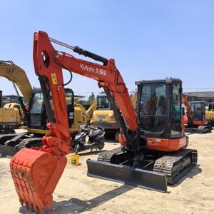Excavadora de cadenas KX163 usada de alta calidad, 5.6 toneladas, motor de 35.5KW, capacidad de cazo de 0.19m, 0-2000 horas, origen China - Product Image 4