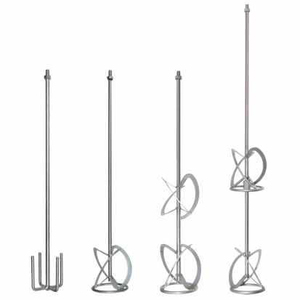Accesorio de taladro mezclador de pintura, mezclador de hélice de plástico de alta resistencia barato, paleta agitadora de silicona de resina epoxi para pintura - Product Image 2