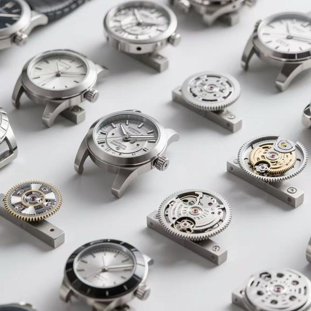 China Supplier Custom CNC Machining Service Watch Face Dial Business High-end Men's Watch Case Precision Gear Watch Gear