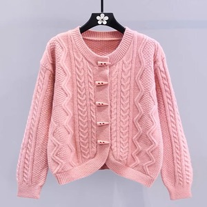 Nuovo Arrivo: Maglione Casual Multicolore con Collo Tondo per Donna, Taglie Forti, Personalizzabile, Stile Comodo per l'Inverno - Product Image 1