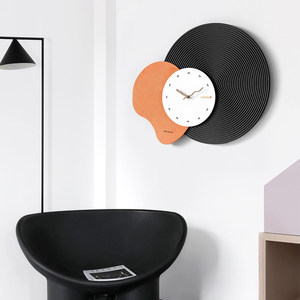 House Luxury <b>Wall</b> <b>Clock</b> Irregular Shape <b>Silent</b> Quartz Battery Powered Living Room Modern Minimalist Decorative Art - Product Image 1