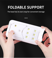 Lampe UV LED 36W pour ongles, séchoir à ongles mini pliable en gros, emballage personnalisé, directement de l'usine, pour les commandes en gros