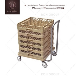 Cubiertos de cocina comercial, cesta para lavavajillas, restaurante, Hotel, taza de vidrio para beber, platos de almacenamiento de plástico, tendedero de exhibición - Product Image 3