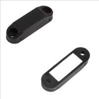 Ensemble de loquets de porte magnétiques noirs, loquet magnétique pour porte-bagages, adapté aux camping-cars et aux caravanes