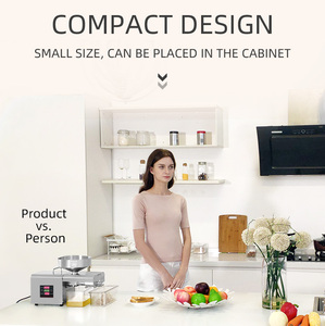 التلقائي مصغرة الفولاذ المقاوم للصدأ الفول السوداني المسمار آلة ضغط الزيت - Product Image 4