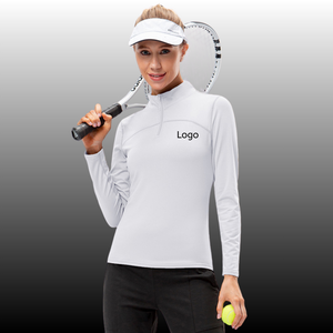 Camiseta Deportiva <span class=keywords><strong>de</strong></span> Manga Larga <span class=keywords><strong>de</strong></span> Forro Polar para Mujer, Secado Rápido, Elástica, Ajustada, Ropa Deportiva para Correr, Entrenamiento, Fitness, Yoga - Product Image 1