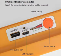 Projecteur solaire projecteur multifonction Portable charge sécurité travail portable Camping avertissement émergence lumière d'inondation
