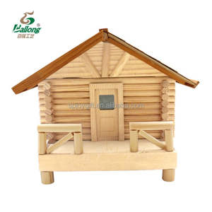 Kinder Educatief Diy Hout Ambachtelijke Model Miniatuur Gepolijst Blokhut Huis Cadeau Voor Jonge Creatievelingen - Product Image 6