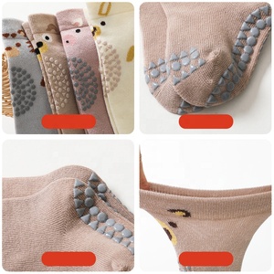 <span class=keywords><strong>Chaussettes</strong></span> antidérapantes pour bébé et tout-petit, 6-12 mois, <span class=keywords><strong>chaussettes</strong></span> <span class=keywords><strong>hautes</strong></span> antidérapantes pour ramper, vente en gros - Product Image 3