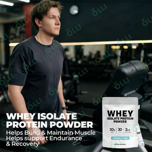 OLLI Özel Etiket Özelleştirme Kolay Paketlenmiş Doğal Whey <span class=keywords><strong>Protein</strong></span> İzolat Tozu Yetişkinler İçin Kilo Aldırıcı Kas Geliştirici - Product Image 2