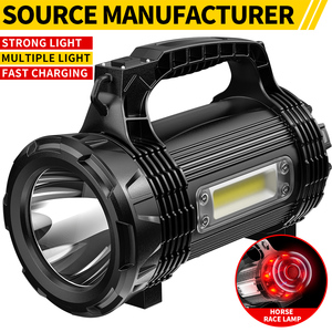 Potente luce da lavoro <span class=keywords><strong>a</strong></span> LED ad alta luminosità torcia <span class=keywords><strong>a</strong></span> lungo raggio da 600M proiettore ricaricabile USB proiettore impermeabile potente faretto - Product Image 3