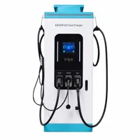 Borne de Recharge DC pour Véhicules Électriques 400kW à Refroidissement Liquide, Station Intelligente sur Pied, CCS2 GBT, Multi-Protection pour Parking Public - Fabrication OEM