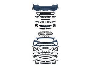 Nuovo Design Kit Completo di Conversione Facelift per <span class=keywords><strong>Mercedes</strong></span> W257 <span class=keywords><strong>CLS</strong></span> CLS63 AMG, Paraurti Anteriore/Posteriore, Griglia, Parti Tuning Universali Quinn - Product Image 1