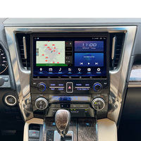 Navigation Gps stéréo de voiture 11.6 pouces Hd pour Toyota Alphard 30 série 15-21 Android Auto Carplay Bluetooth musique intégrée 4 caméras