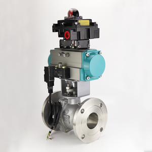 Válvula de Bola Neumática de Acero Inoxidable de Alto Flujo DN100 DN50 DN80 - Product Image 4