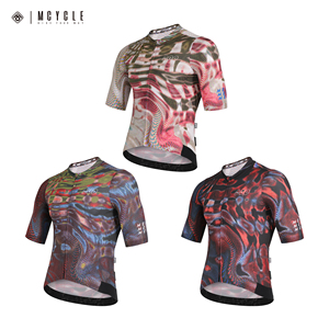 Maillot <span class=keywords><strong>de</strong></span> <span class=keywords><strong>Ciclismo</strong></span> <span class=keywords><strong>de</strong></span> Manga Corta con Estampado Mcycle, Secado Rápido, Transpirable, con Cremallera YKK, <span class=keywords><strong>Ropa</strong></span> <span class=keywords><strong>de</strong></span> <span class=keywords><strong>Ciclismo</strong></span> <span class=keywords><strong>de</strong></span> <span class=keywords><strong>Montaña</strong></span>, 0EM/ODM - Product Image 5