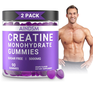 Latest Design Weight Gain <b>Creatine</b> Monohydrate Gummies Pre Workout <b>Creatine</b> Gummy <b>Creatine</b> Monohydrate Boost Energy Gummy - Product Image 1